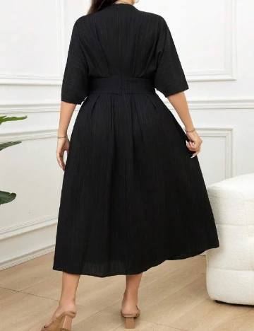 Rochie medie SHEIN CURVE, negru Negru