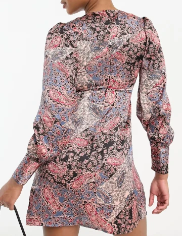 Rochie scurta Violet Romance, mix culori Mix culori