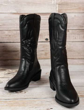 Cizme SHEIN, negru Negru