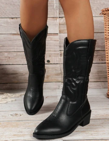 Cizme SHEIN, negru Negru