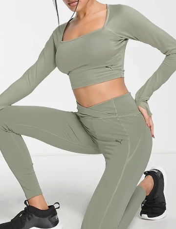 Top Puma, verde