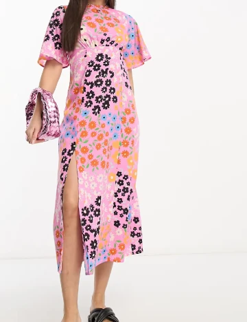 Rochie medie Influence, floral print Floral print