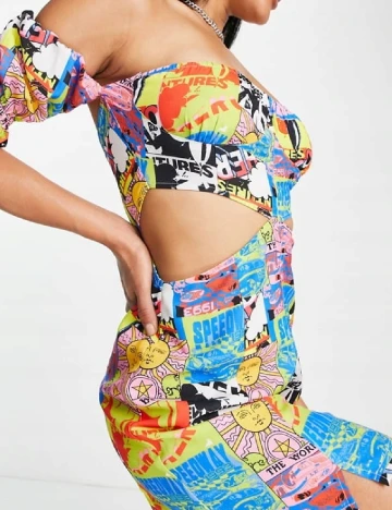 Rochie scurta AsYou, mix culori