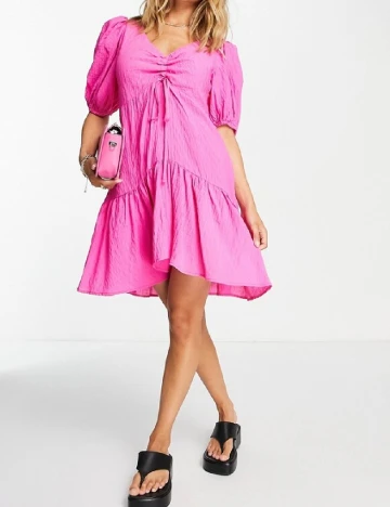 Rochie scurta Top Shop, roz Roz