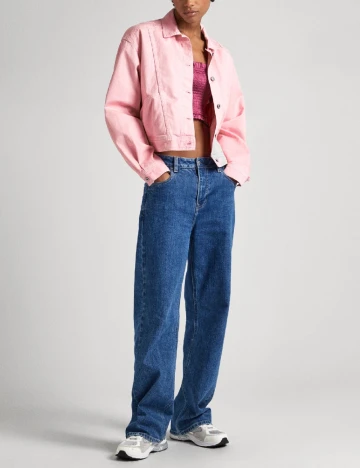 Jacheta Pepe Jeans, roz Roz
