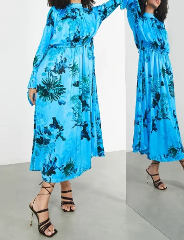 Rochie lunga ASOS, albastru