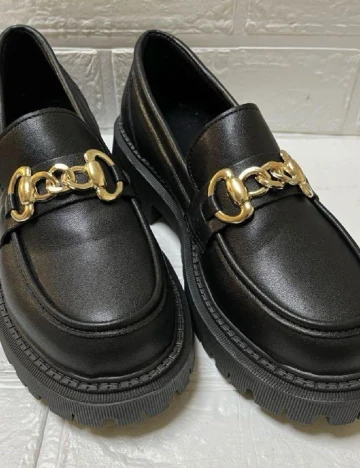 Mocasini SHEIN, negru Negru