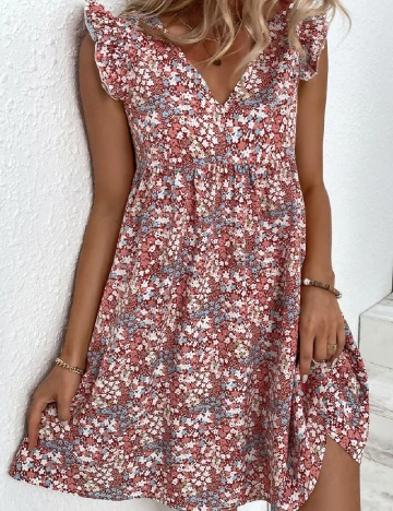 Rochie scurta SHEIN, rosu Rosu