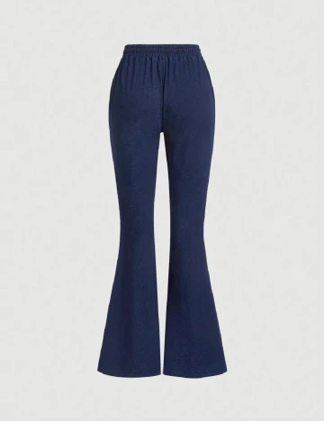 Pantaloni SHEIN, bleumarin Albastru