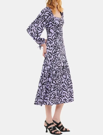 Rochie medie Whistles, mov Mov