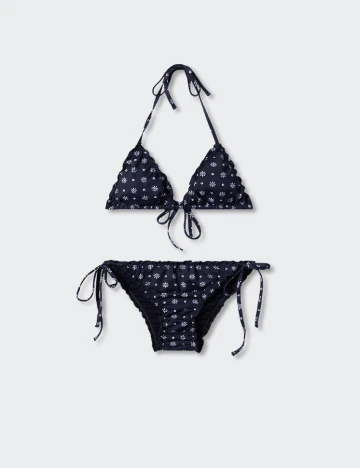 Costum de baie Mango Teen, negru