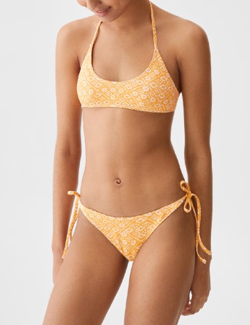 
						Costum de baie Mango Teen, galben