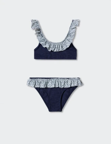 Costum de baie Mango Kids, bleumarin