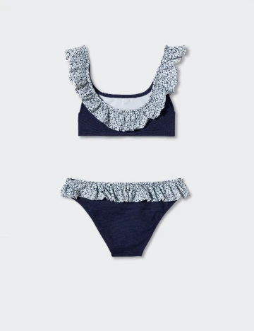 Costum de baie Mango Kids, bleumarin