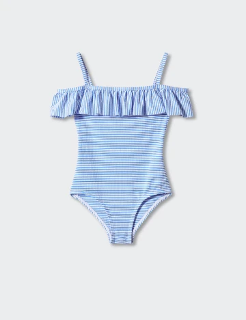Costum de baie Mango Kids, albastru