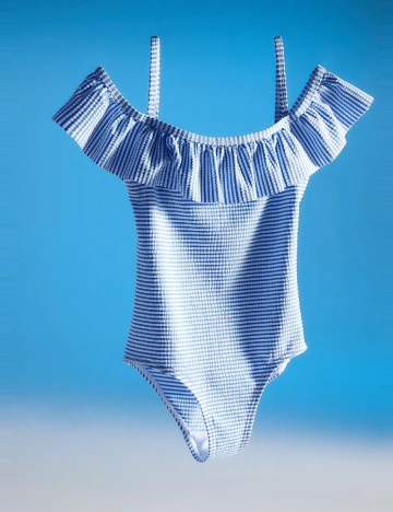Costum de baie Mango Kids, albastru