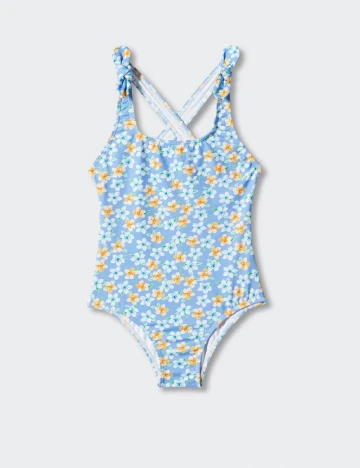 Costum de baie Mango Kids, albastru