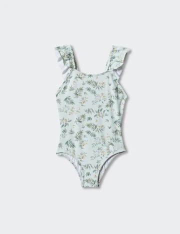 Costum de baie Mango Kids, verde