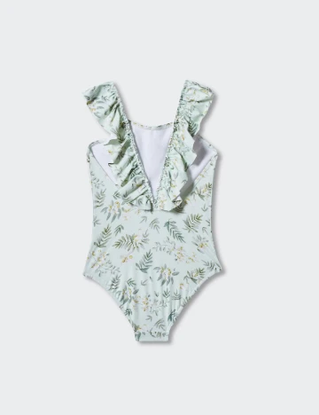 Costum de baie Mango Kids, verde