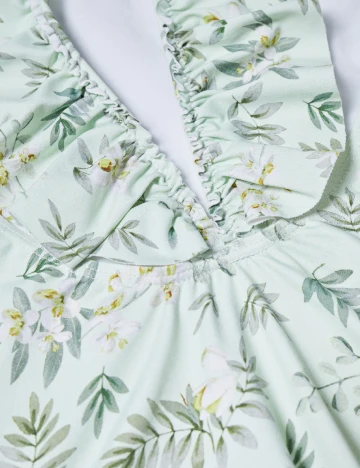 Costum de baie Mango Kids, verde