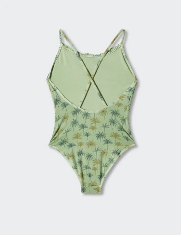 Costum de baie Mango Kids, verde