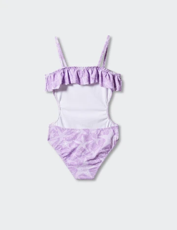 Costum de baie Mango Kids, mov