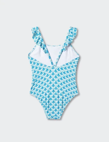 Costum de baie Mango Kids, albastru