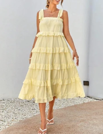 Rochie medie SHEIN, galben Galben