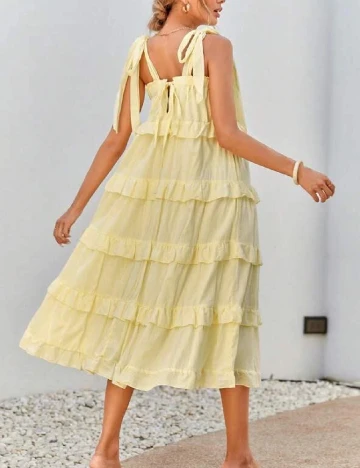 Rochie medie SHEIN, galben Galben