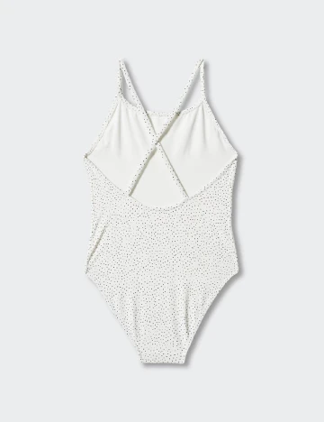 Costum de baie Mango Kids, alb