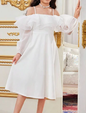 Rochie Shein Kids, alb