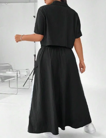 Compleu SHEIN CURVE, negru Negru