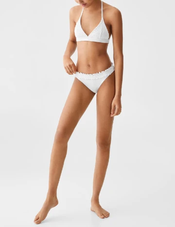 Costum de baie Mango Teen, alb