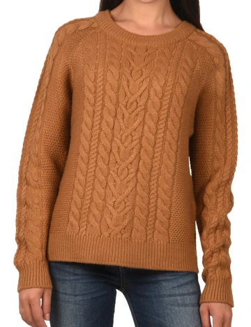 Pulover Vero Moda, maro, L