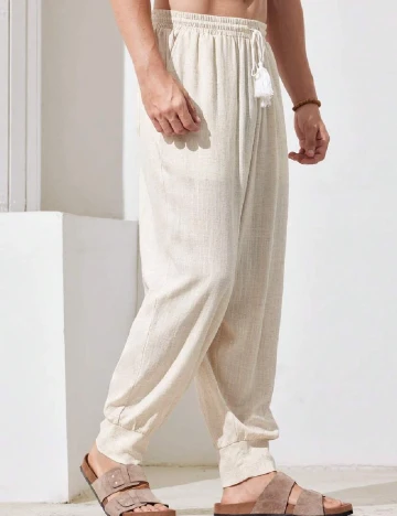 Pantaloni SHEIN, crem Crem