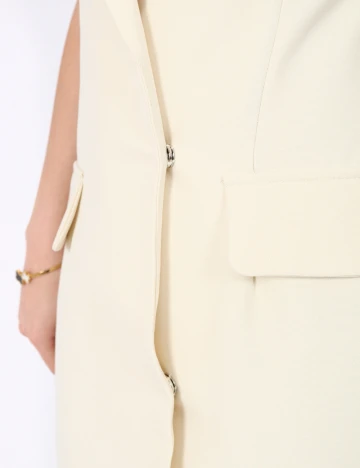 Rochie scurta EGO, ecru