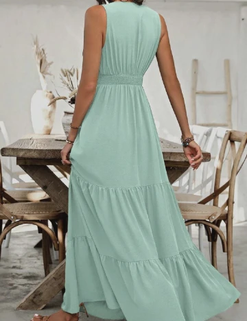 Rochie lunga SHEIN, turcoaz Verde