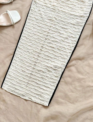 Rochie medie SHEIN, crem Crem