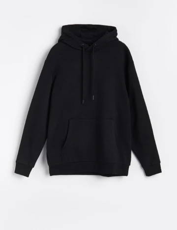 Hanorac Reserved, negru Negru