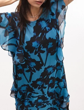 Rochie lunga Top Shop, albastru Albastru
