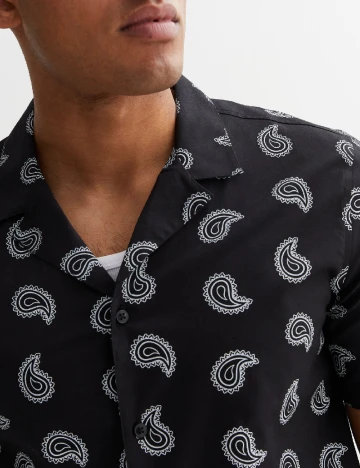 Camasa New look, negru Negru