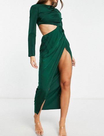 
						Rochie lunga ASOS, verde