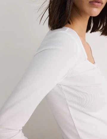 Bluza Reserved, alb