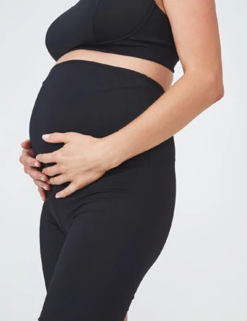 Colanti Cotton On Maternity, negru Negru