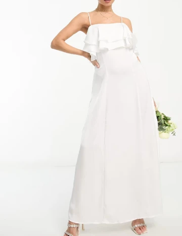 Rochie lunga Vila, alb