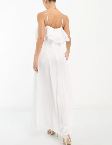 Rochie lunga Vila, alb