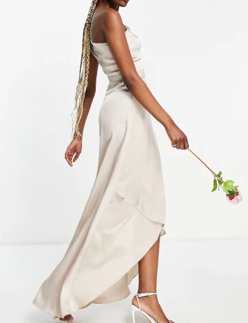 Rochie lunga TFNC London, crem Crem