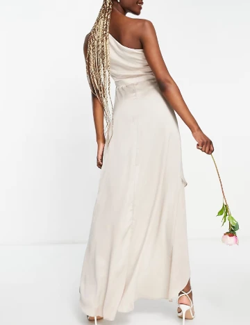 Rochie lunga TFNC London, crem Crem