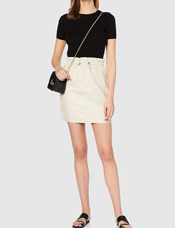 Fusta Vero Moda, crem, XS