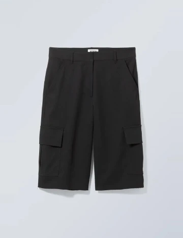 Pantaloni scurti Weekday, negru Negru